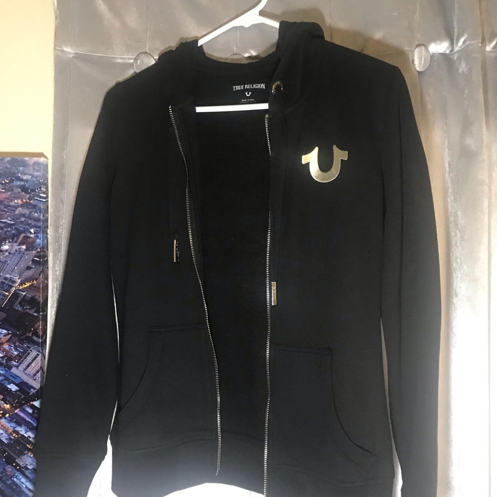 True Religion Black Hoodie